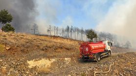 Bursa Orhaneli'deki Orman Yangınına Müdahale Devam Ediyor