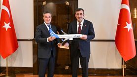 Cumhurbaşkanı Yardımcısı Yılmaz, AJet Genel Müdürünü Ağırladı