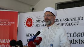 Diyanet İşleri Başkanı Erbaş, Adıyaman'da Cami Açılışı ve Temel Atma Töreninde Gazze'yi Kınadı