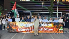 Diyarbakır'da Gazze Protestosu