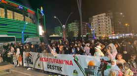 Diyarbakır'da Gazze Saldırılarına Protesto