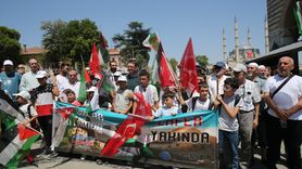 Edirne'de Çocukların Gazze'ye Destek Gösterisi