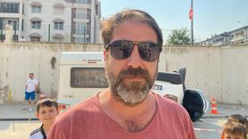 Eskişehir'de Otomobil Site Bahçesine Düştü