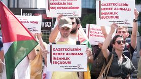 Filistin'deki Gazetecilere Yönelik Hak İhlalleri Protesto Edildi