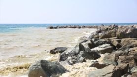 Hatay'da Deniz Kıyısında Köpük Tabakası Oluştu