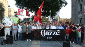 Kayseri'de Filistin İçin Protesto Gösterisi
