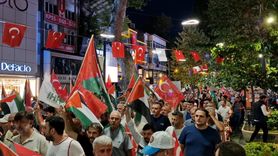 Kocaeli'de Filistin'e Destek Yürüyüşü Gerçekleştirildi