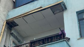 Küçükçekmece'de Çatı Çökme Olayı