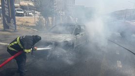 Mardin'de Otomobil Yangını: İtfaiye Hızla Müdahale Etti