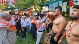 Menteşe Beşpınar Yağlı Güreşleri'nde Cengizhan Şimşek Başpehlivan Oldu