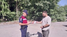 Muğla'daki Sığla Ormanı için Jandarma Nöbeti