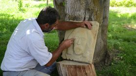Muş'ta Kuruyan Ağaçları Sanat Eserine Dönüştüren Turabi Yoloğlu