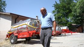 Patlayan Lastik ile Yangında Su Taşıyan Çiftçiye Hediye 3 Tanker Verildi