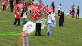 Samsun'da Filistin İçin Uçurtma Etkinliği