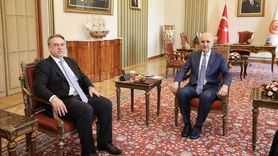 TBMM Başkanı Kurtulmuş, AB Türkiye Delegasyon Başkanı Ossowski ile Görüştü