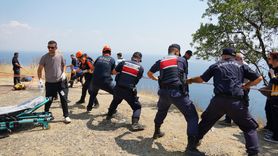 Tekirdağ'da Uçurumdan Düşen Genç Hastaneye Kaldırıldı