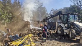 Tokat'ta Yangın: 1,5 Ton Buğday ve 2 Traktör Zarar Gördü