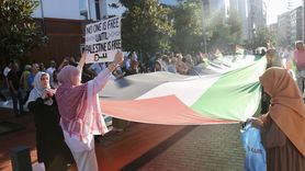 Trabzon'da Filistin İçin Destek Yürüyüşü Düzenlendi