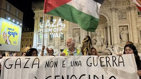 Trevi Çeşmesi'nde Gazze İçin Işıklar Söndürüldü