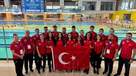 Türkiye Paletli Yüzme Takımı Avrupa Şampiyonası'nda 4 Madalya Kazandı