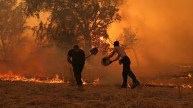Yunanistan'daki Yangınların Nedeni: Yüksek Sıcaklıklar