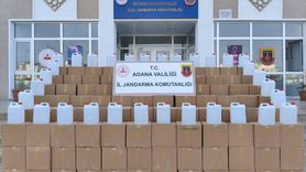 Adana'da Tırda 2.920 Litre Kaçak Etil Alkol Yakalandı