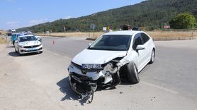 Amasya'da İki Otomobil Çarpıştı: 3 Yaralı