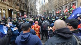 Avustralya'da Aşırı Sağcıların Göçmen Karşıtı Gösterileri