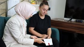 Bakan Göktaş, Cumhurbaşkanı Erdoğan'ın Mektubunu Şehit Ailesine Teslim Etti