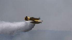 Çanakkale'de Orman Yangınına Yoğun Müdahale