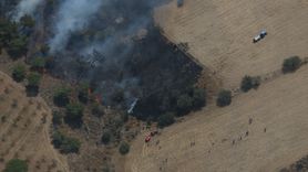 Çanakkale'de Zirai Alan Yangını Kontrol Altına Alındı