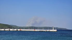 Çanakkale Gelibolu'da Yangınla Mücadele Devam Ediyor