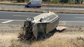 Çankırı'da Şarampole Devrilen Araçta 4 Kişi Yaralandı