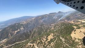 Denizli'deki Orman Yangınına Müdahale Devam Ediyor