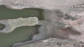 Edirne'de Kuraklık Nedeniyla Keramettin Göleti'ndeki Su Seviyesi Düşüyor