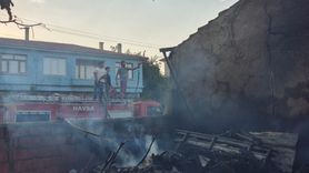 Edirne'de Yangın Felaketi: Bir Ev Kül Oldu