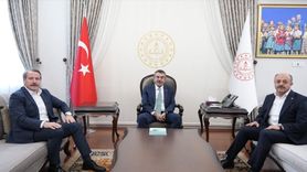 Eğitim-Bir-Sen Genel Başkanı Yalçın, Bakan Tekin'i Ziyaret Etti