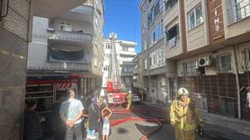 Esenler'deki 5 Katlı Binada Yangın Kontrol Altına Alındı