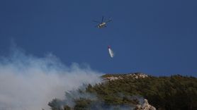 Hatay Antakya'da Orman Yangını Kontrol Altına Alınmaya Çalışılıyor