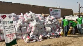 İHH'nın Afganistan'da Gıda Yardımı