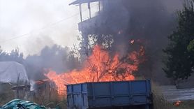 Isparta'da Yangın Paniği