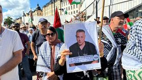 İsveç'te Gazze'ye Destek Protestosu