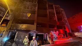 İzmir'de Metruk Binadaki Yangın Kontrol Altına Alındı