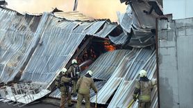 Kartal'da İş Yeri Yangını: İtfaiye Müdahale Ediyor