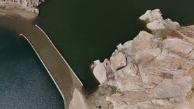 Kırklareli'nde Çağlayan Köprüsü Yeniden Göründü