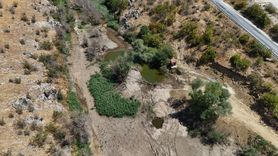 Kırklareli'nde Teke Deresi Aşırı Sıcaklarla Kurudu