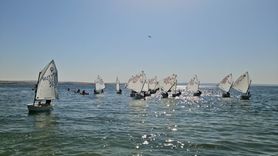 Kırşehir'de Anadolu Yelken Ligi Optimist Yarışları Gerçekleşti