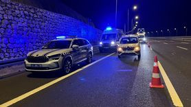 Kocaeli'de Kuzey Marmara Otoyolu'nda Yaya Ölümü