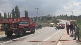 Konya'da Ekin Tarlasındaki Yangın Kontrol Altına Alındı