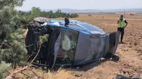 Kütahya'da Hafif Ticari Araç Devrildi: 4 Yaralı